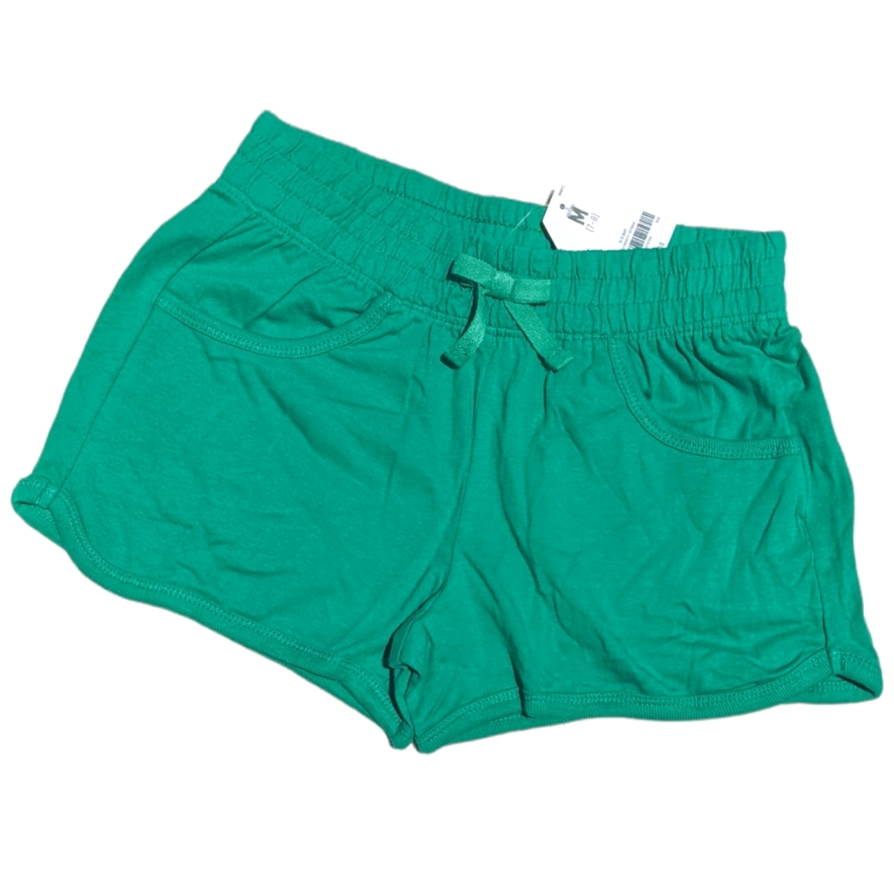 Crazy 8 girls M 7-8 Green Shorts w/ Pockets